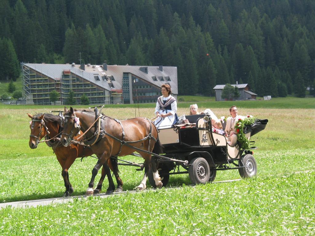 B&B Stiffler-Huus Davos Bagian luar foto